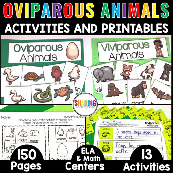 Oviparous Animals (Viviparous Animals) {Print & Play Pack} - Sharing ...