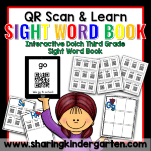 QR Scan & Learn Dolch Third Grade Sight Word