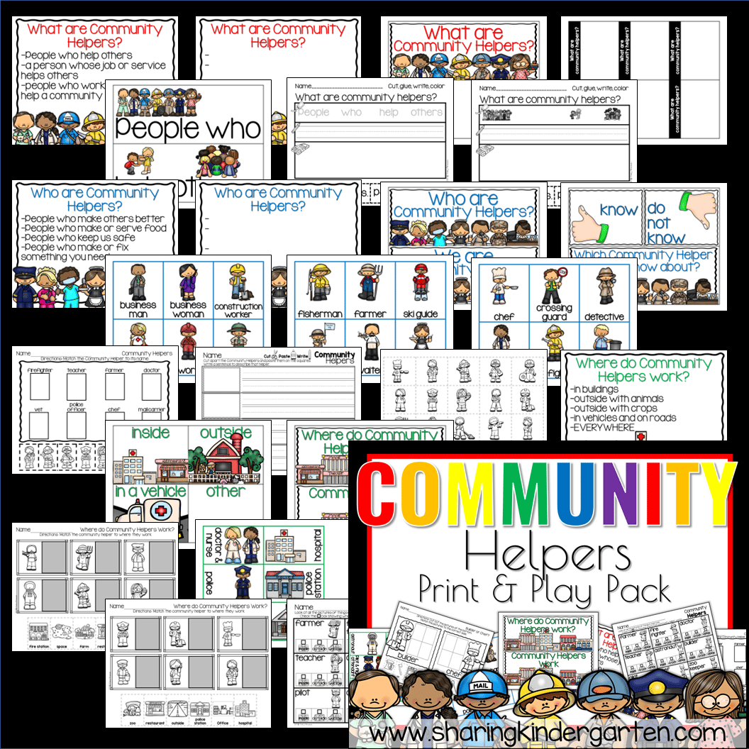 Slide3 11 Community Helpers Activities and Centers