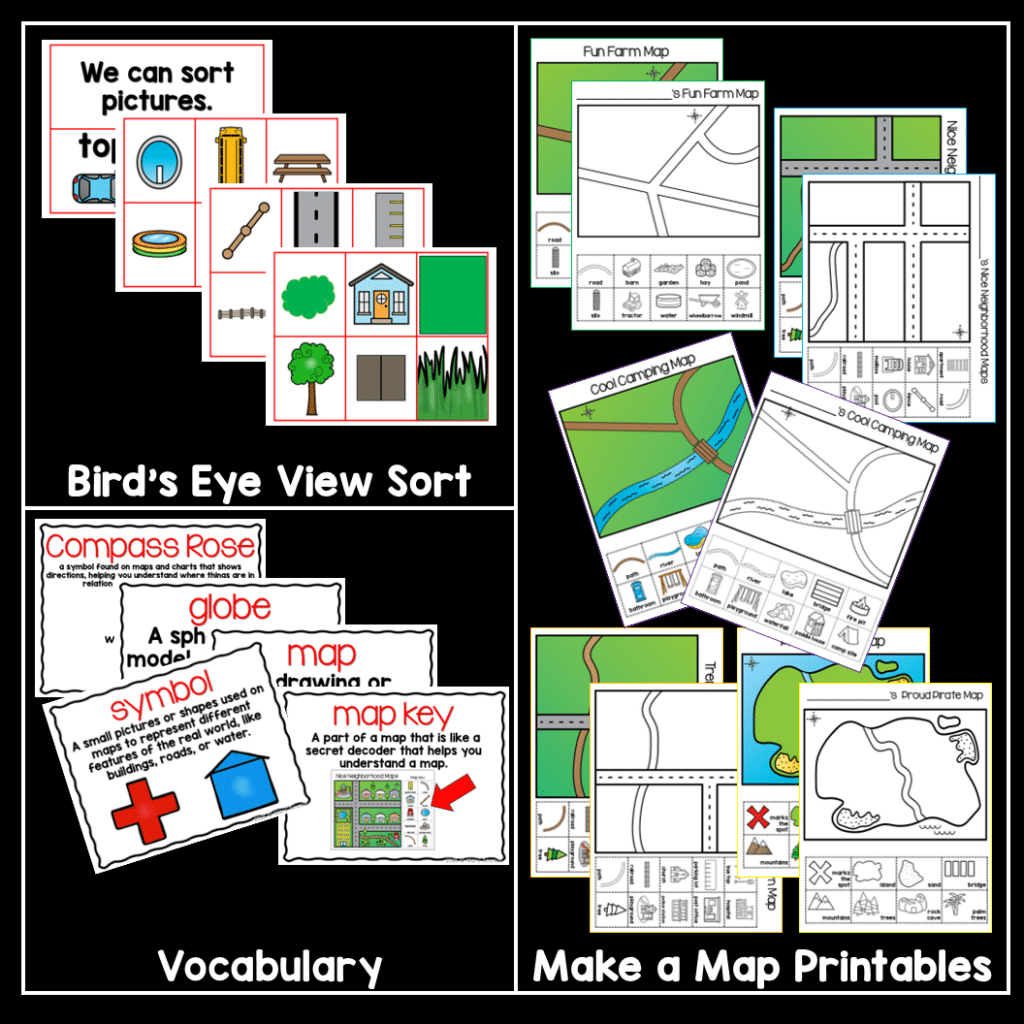 All About Maps, Making Maps, Map Skills Activities and Worksheets ...