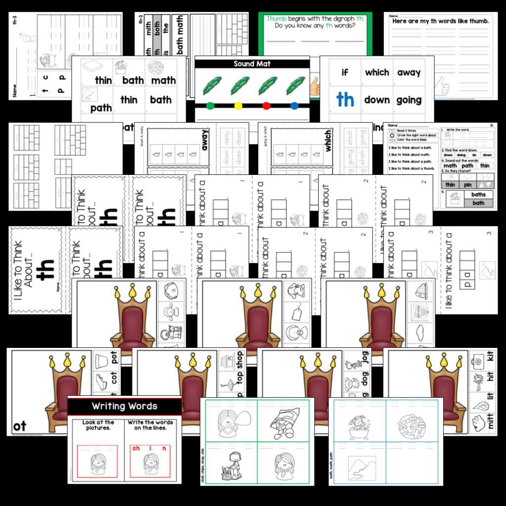 Digraph Activities TH | Consonant Digraph TH - Sharing Kindergarten