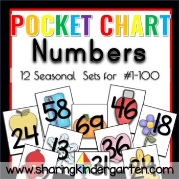 original 2008031 1 Pocket Chart Numbers 1-200