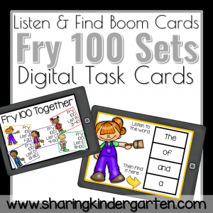 Fry 100 Sight Word Boom Cards