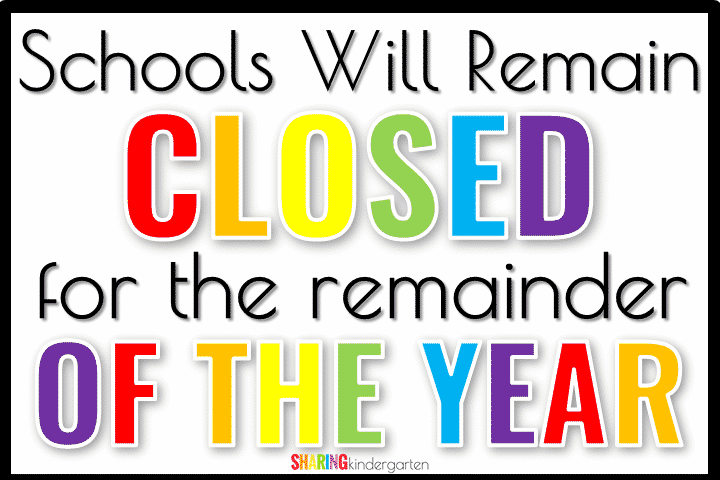 School Will Remain Closed for the Remainder of the School Year