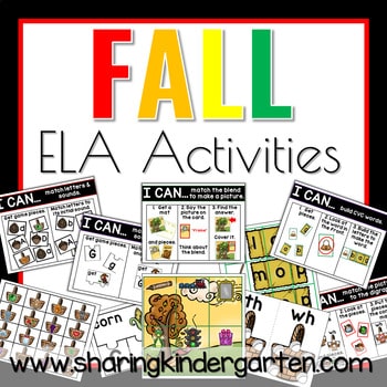 Fall ELA Activities1 Fall