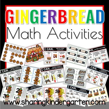 Gingerbread Math Activities1 Gingerbread Math Activities