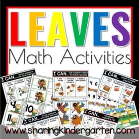 Leaves Math Activities