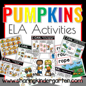 Pumpkins ELA Activities
