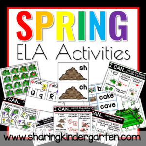 Spring ELA Activities
