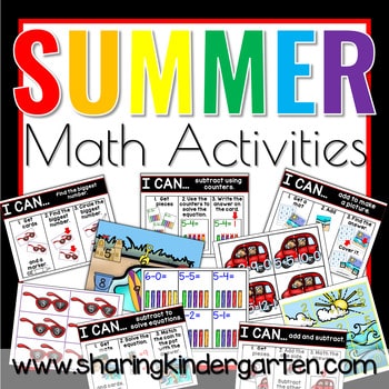 Summer Math Activities1 Summer Math Activities