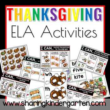 Thanksgiving ELA Activities1 Thanksgiving