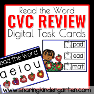 CVC Read the Word for ALL 5 VOWEL SOUNDS