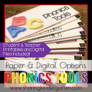 Phonics Tools Paper & Digital Learning Tools