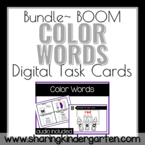 Color Word Boom Cards