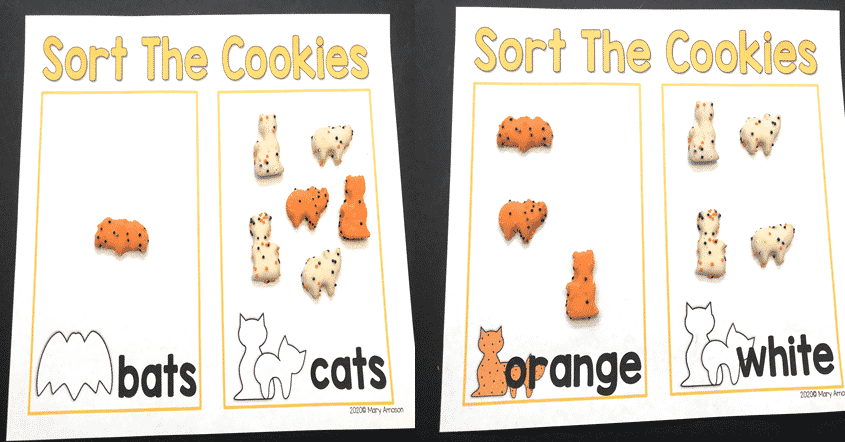 Sorting Cookie Ideas for Halloween