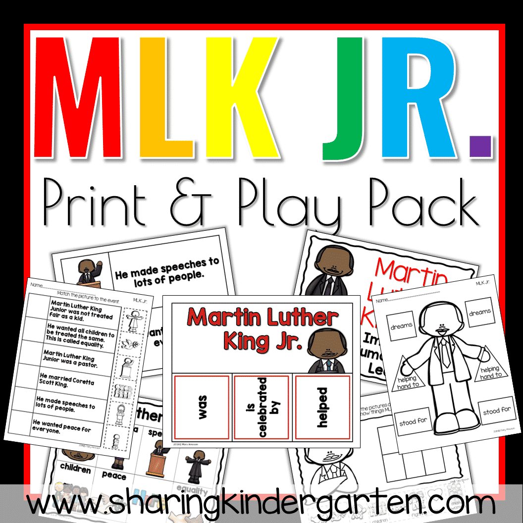 Martin Luther King Jr. (MLK Jr) Print & Play