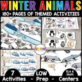 Winter Animal Themed Activities