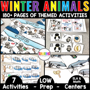 Winter Animal Themed Activities