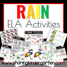 Rain ELA Activities