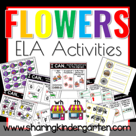 Flowers ELA Activities