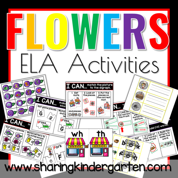 Slide1 5 Flowers ELA Activities
