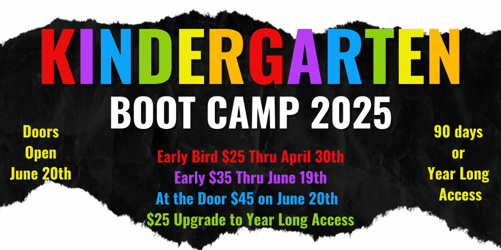 Kindergarten Boot Camp 2025