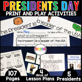 Presidents' Day Kindergarten National Holidays Social Studies Lesson Plans Feb