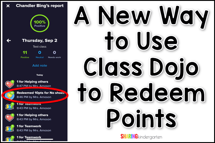Use Class Dojo to Redeem Points