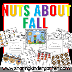 Nuts About Fall Learning Activities