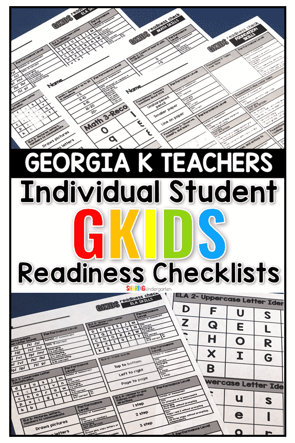 GKIDS Readiness Checklist Printables