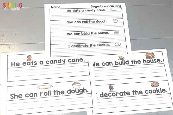 Gingerbread Writing Activity