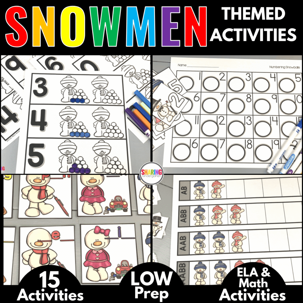 Snowmen Activities