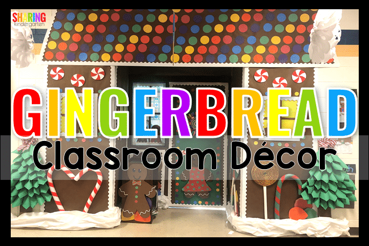 Check out this gingerbread classroom décor