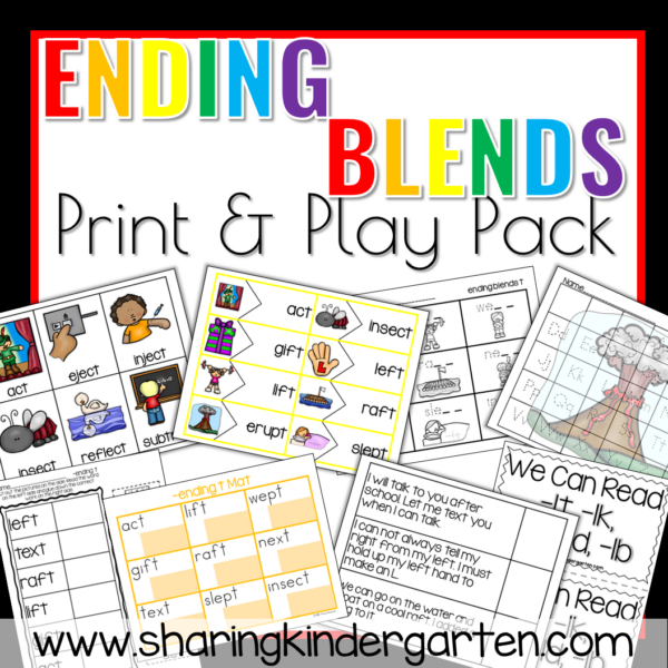 Slide1 8 Ending Blends | Final Blends | Final Consonant Blends