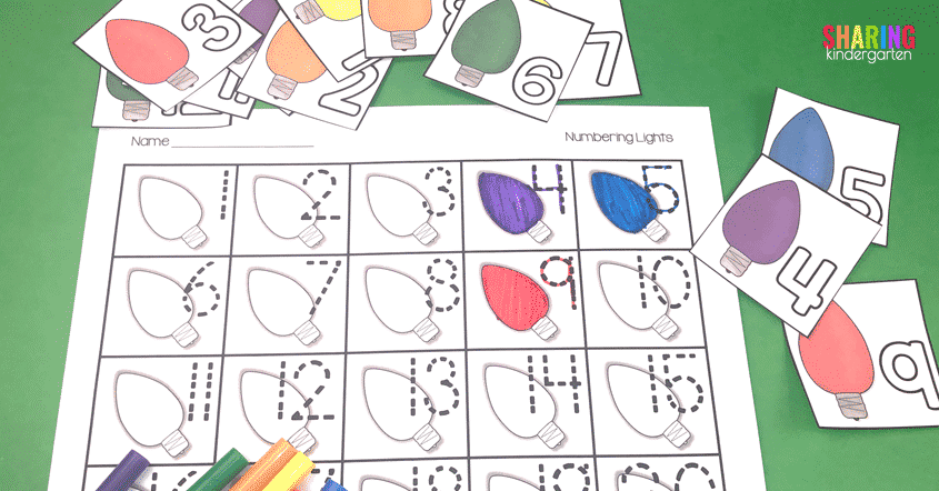 Number Recognition With Numbering Lights