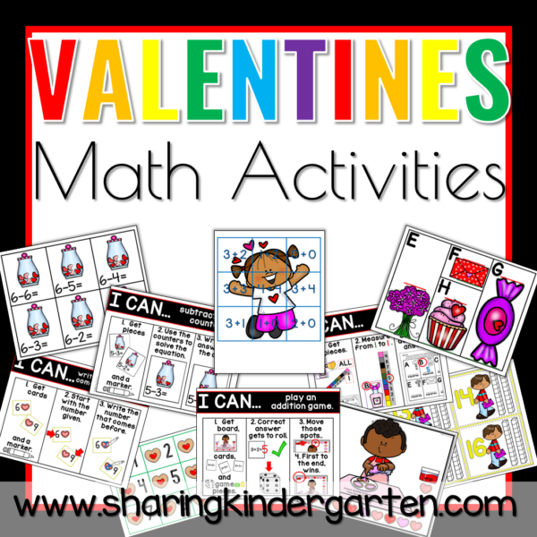 Slide1 10 Valentine Math Activities
