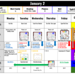 January Lesson Plans for Kindergarten Week 2