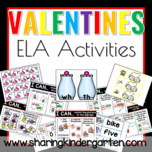 Valentine ELA Activities