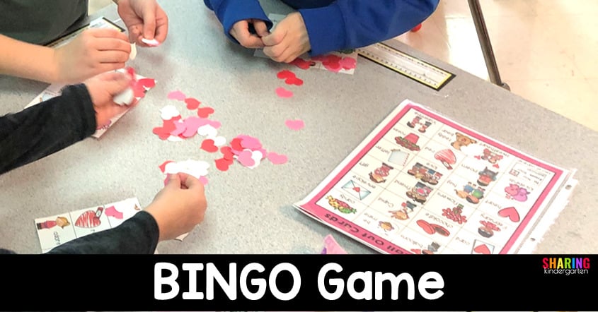 BINGO game fun for everyone for one of our Valentine's Day Class Party Ideas