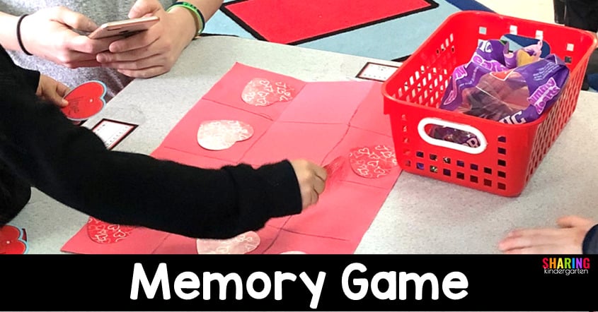 Valentine Themed memory for Valentine's Day Class Party Ideas