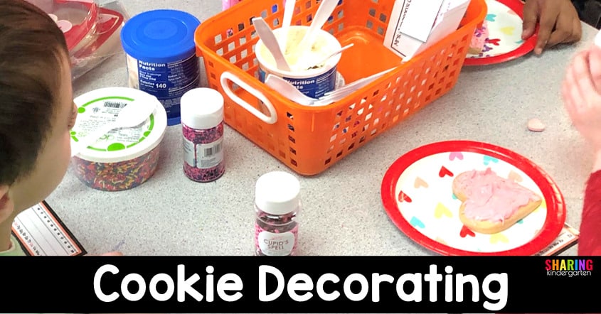 Valentine Class Party Idea- decorating cookies