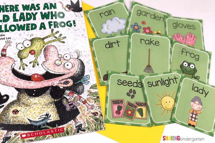 There Was an Old Lady Who Swallowed a Frog Printable