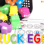 Truck-Themed Eggs Learning Activity