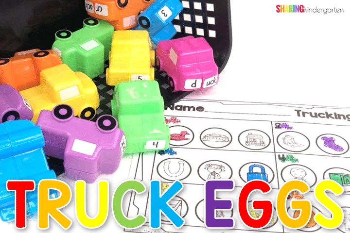 Check out this Truck Egg Learning activity
