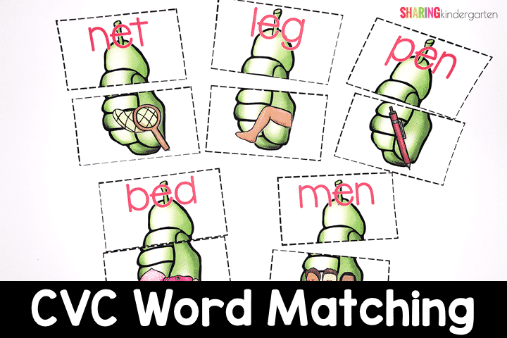 Word Work Option with CVC Words, Printables, and even Blends.