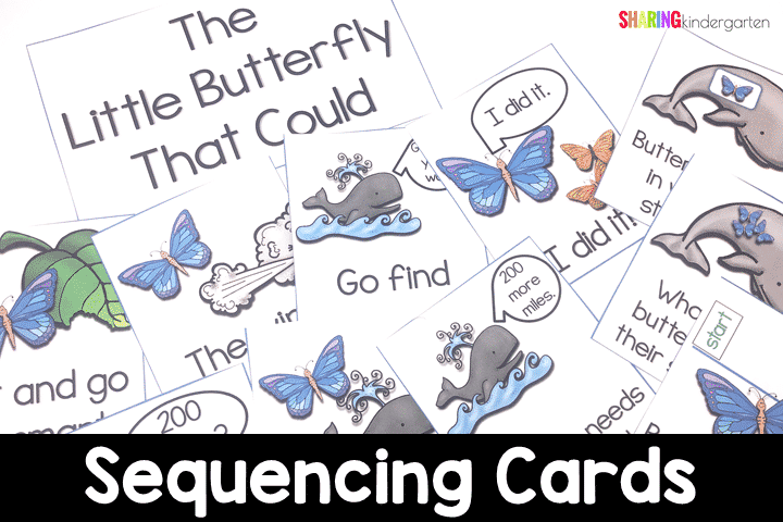 Sequencing cards for The Little Butterfly Who Could