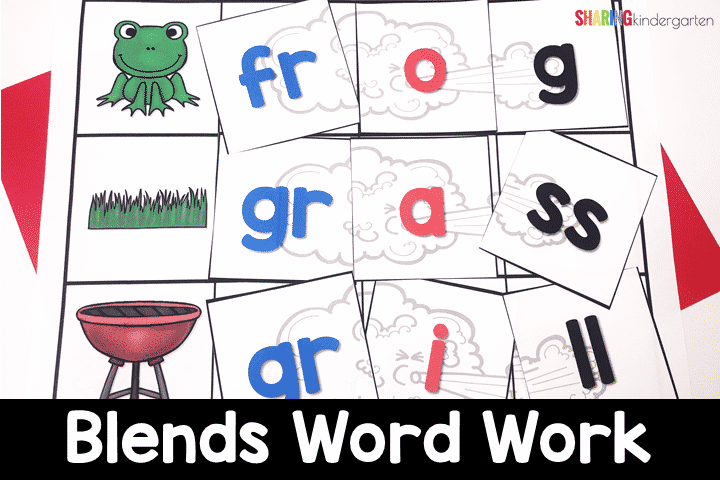 Word work for blends with this FUN activity