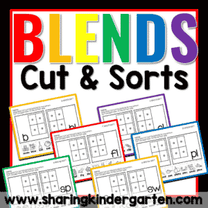 Blends Printables and Blends Cut & Sorts