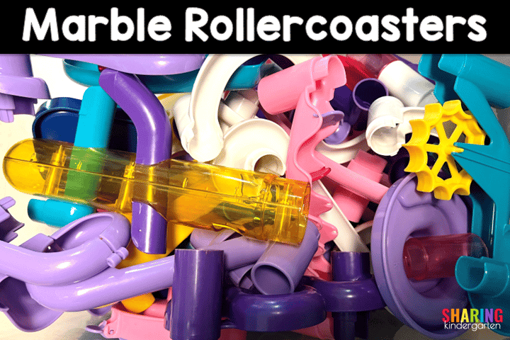 Marble Rollercoaster Pieces for fun play in K.