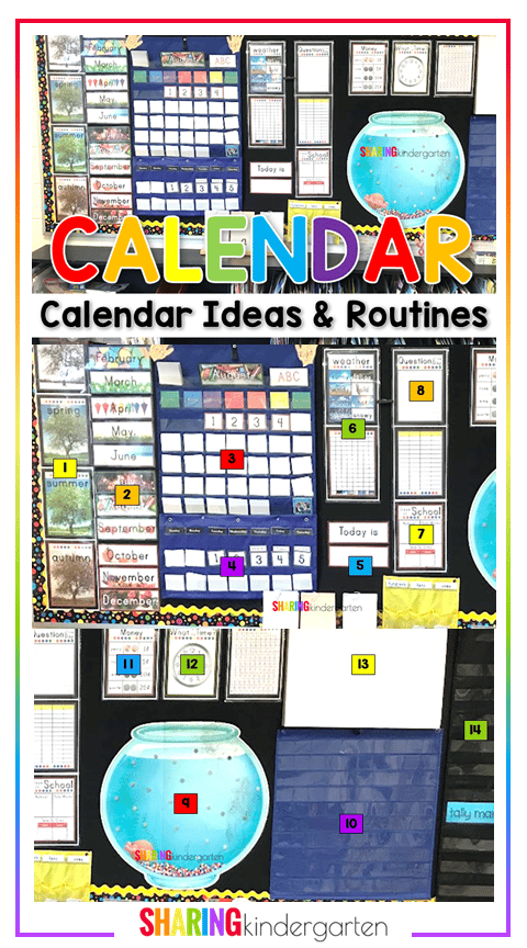 Kindergarten Calendar Routines, Ideas and Activities